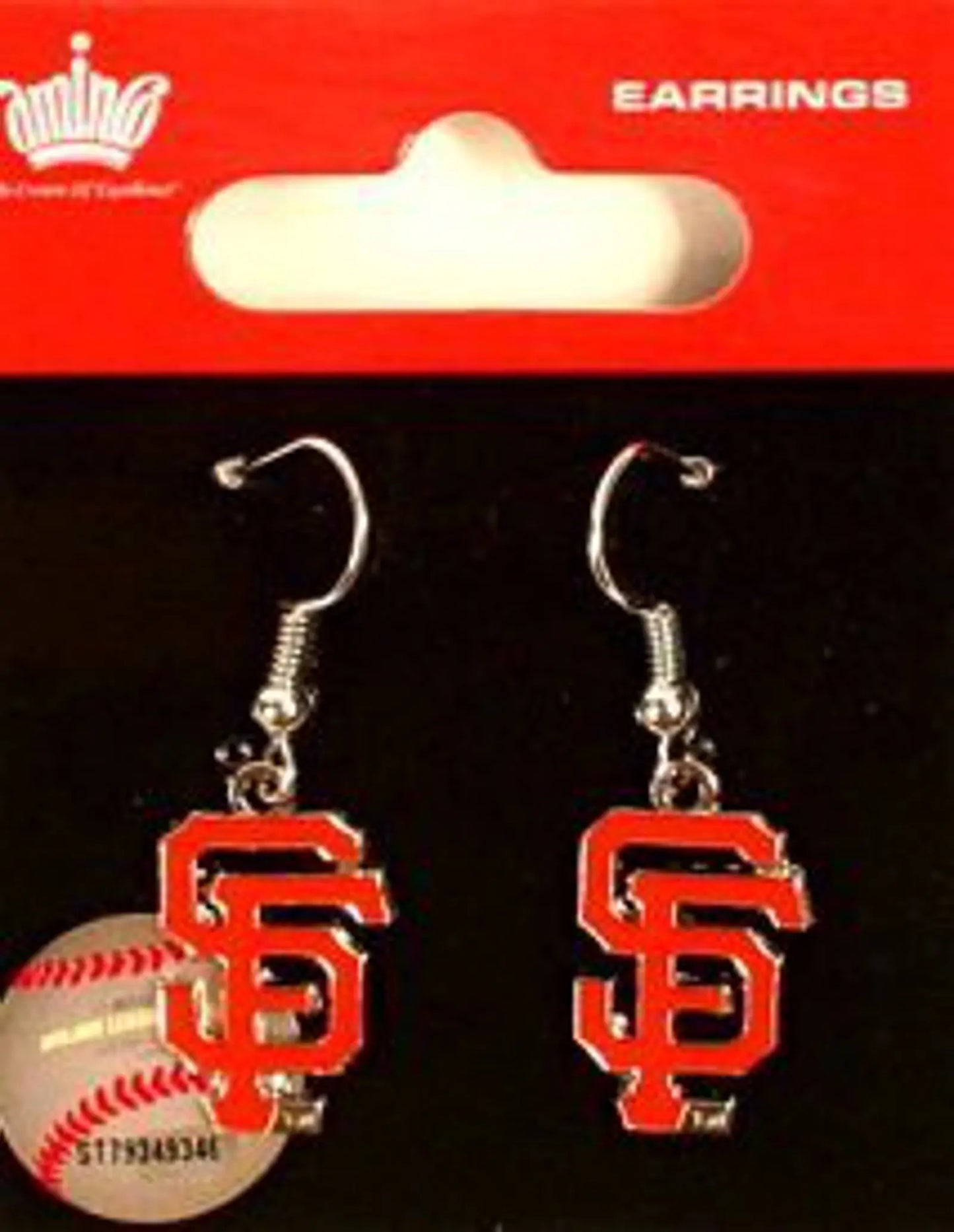MLB San Francisco Giants Dangler Earrings