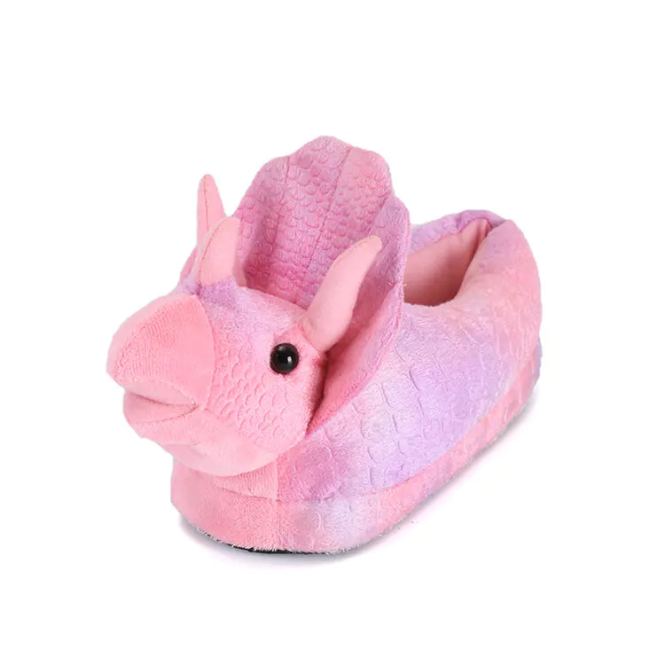 Triceratops Plush Slippers - European and American Style