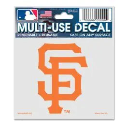 Wincraft MLB San Francisco Giants Multi-Use Decal 3" x 4"