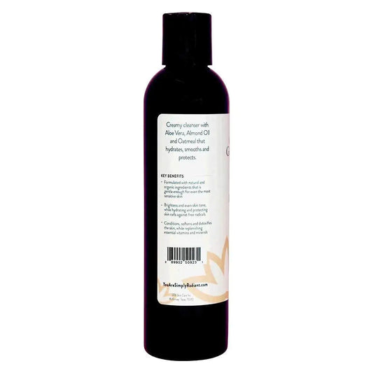 Organic Gentle Cleanser For Sensitive Skin with Sweet Almond Oil 8 fl oz
