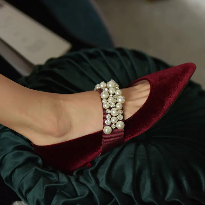 Beautiful Mary Jane Strappy Flats - Vintage Style Shoes