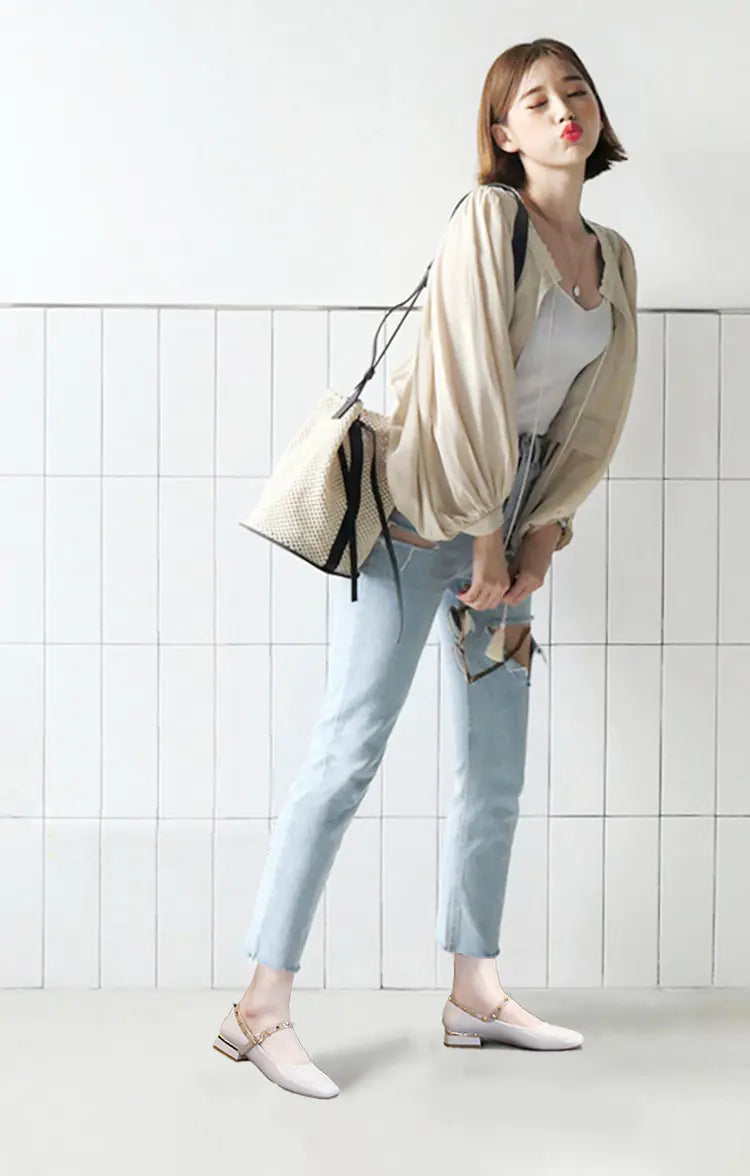 Women's Casual Chunky Heel Mary Jane Shoes (2020)