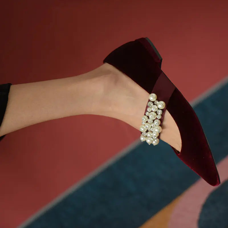 Beautiful Mary Jane Strappy Flats - Vintage Style Shoes