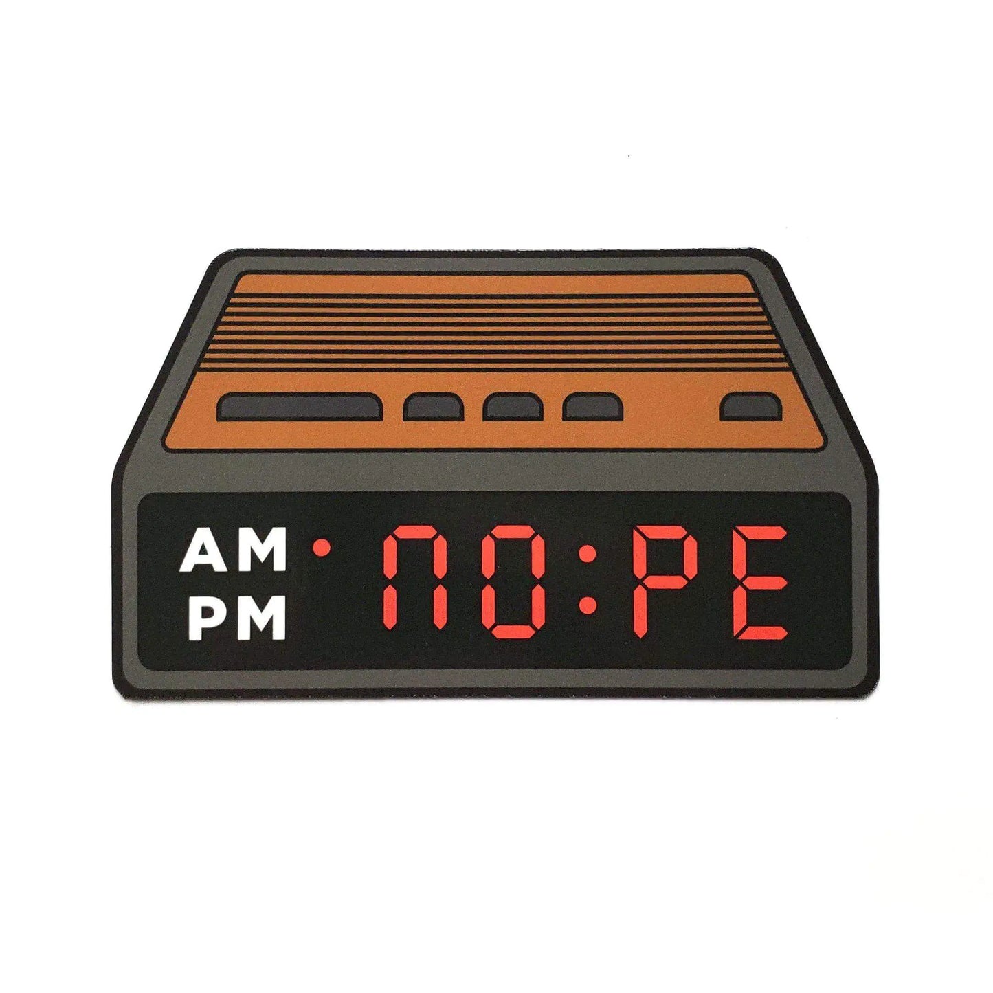 NOPE Clock Magnet
